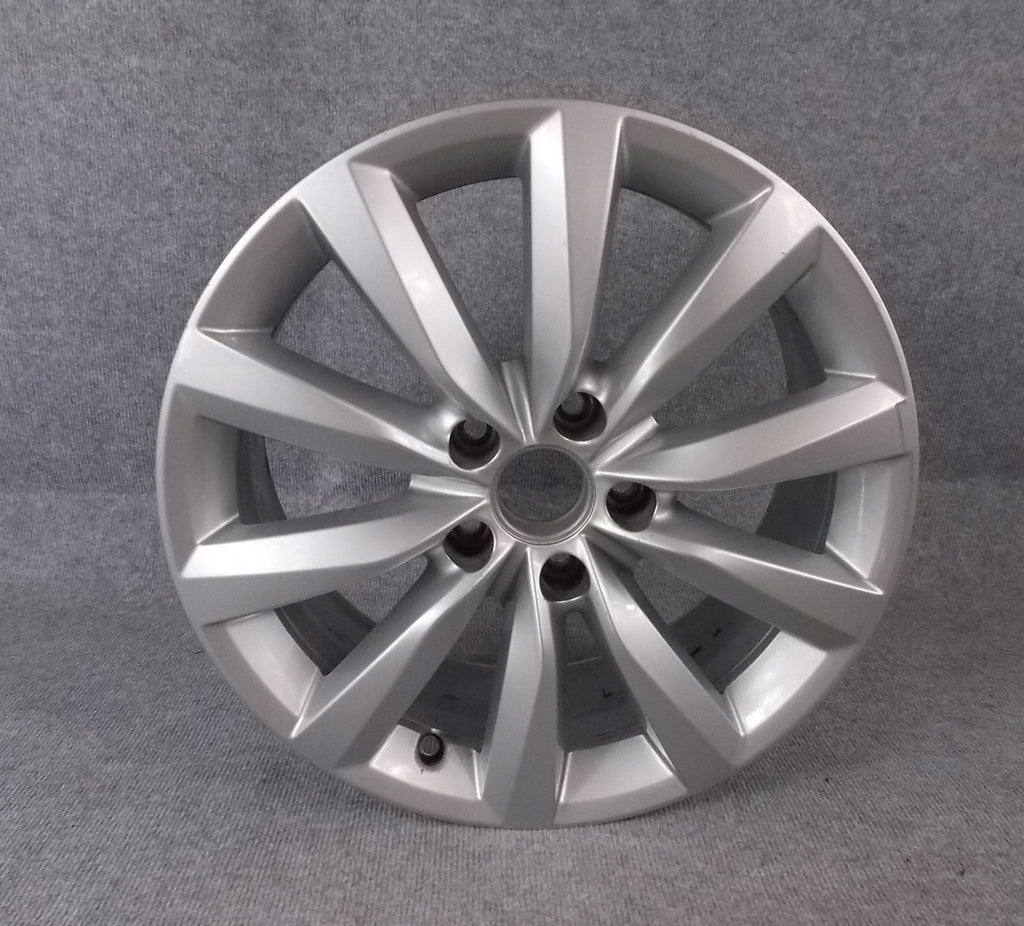 1x Alufelge 17 Zoll 7.0" 5x112 43ET Glanz Silber 5N0601025AR VW Tiguan Rim Wheel