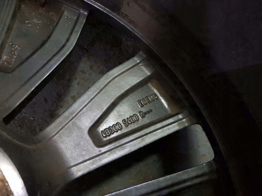 1x Alufelge 19 Zoll 7.0" 5x114.3 40ET 403005400R Renault Megane 1 Koleos Kadjar