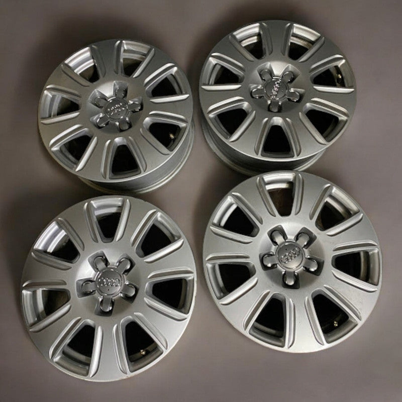 4x Alufelge 16 Zoll 6.5" 5x112 33ET Glanz Silber 8U0601025 Audi Rim Wheel