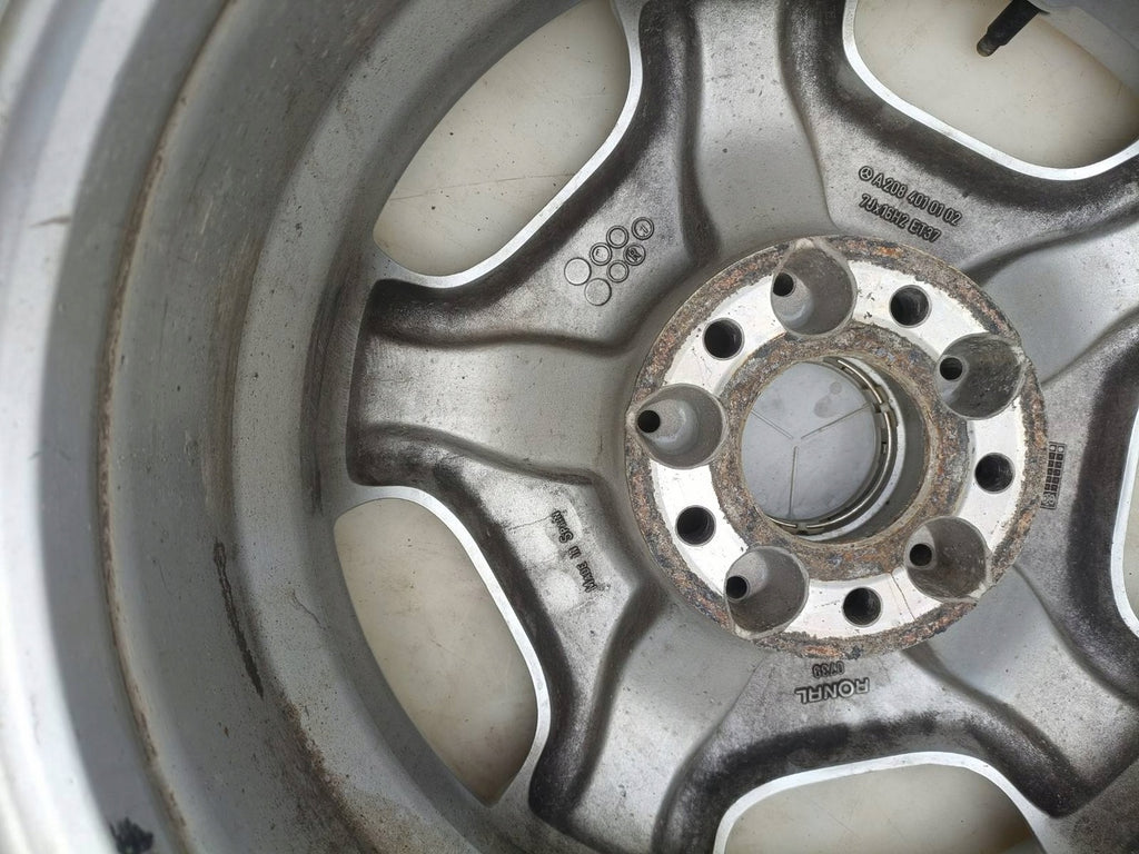 1x Alufelge 16 Zoll 7.0" 5x112 37ET 2084010102 Mercedes-Benz Clk A208 Rim Wheel