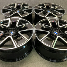 Laden Sie das Bild in den Galerie-Viewer, 4x Alufelge 18 Zoll 8.5" 5x112 36ET Glanz Schwarz 8747286 BMW I4 Rim Wheel FEL1507402875sr