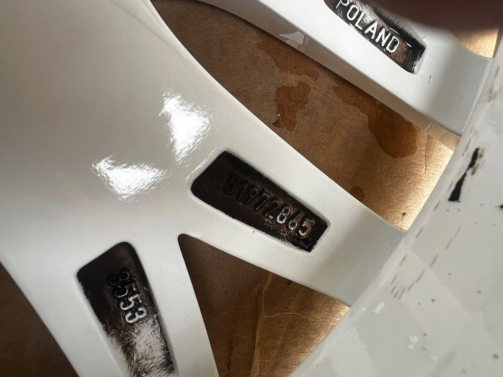 1x Alufelge 16 Zoll 6.5" 4x98 35ET Matt Graphit 51940830 Fiat 500 Mg Rim Wheel