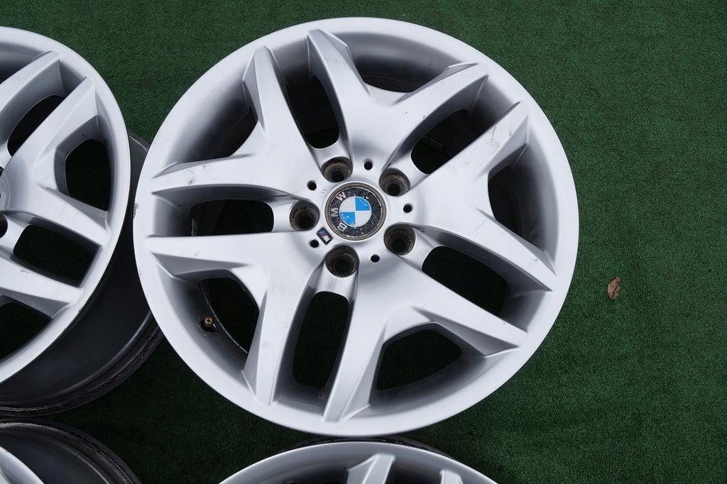 4x Alufelge 18 Zoll 8.0" 5x120 44ET Glanz Silber 3415614 3415615 BMW X3 E83 FEL2439100212xx
