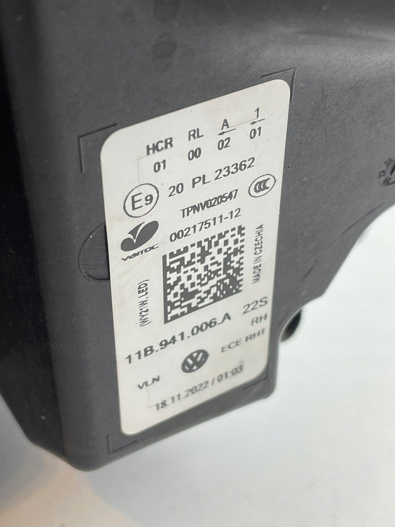 Frontscheinwerfer VW I 11B941006A Rechts Scheinwerfer Headlight SCH1957403963ct