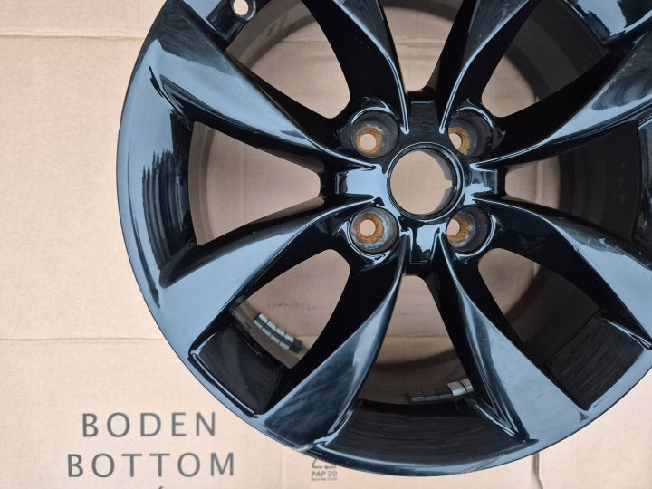 1x Alufelge 16 Zoll 6.5" 4x100 40ET Opel Corsa D Rim Wheel FEL9457759859qu