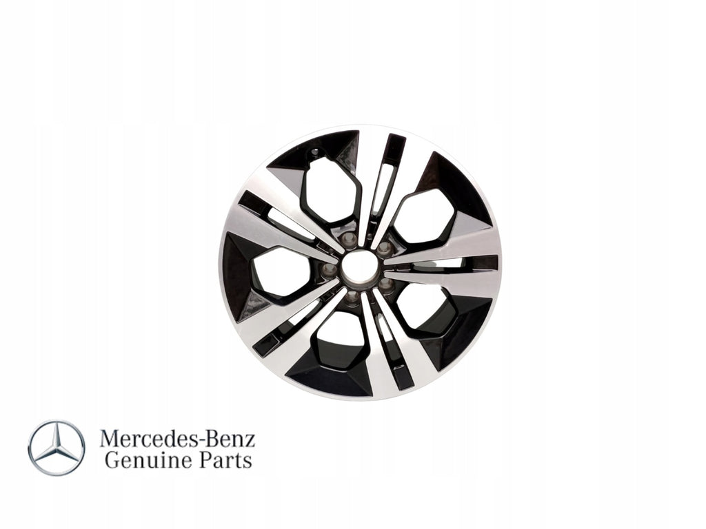 1x Alufelge 18 Zoll 7.5" 5x112 53ET Glanz Schwarz A2474012900 Mercedes-Benz W247 FEL6741233080dg