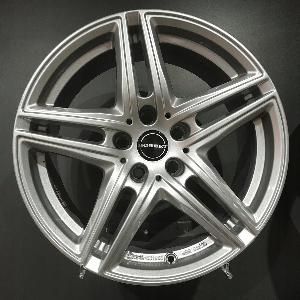4x Alufelge 17 Zoll 7.5" 5x112 27ET Glanz Silber BMW 3 G21 G20 Rim Wheel FEL4532552774oz