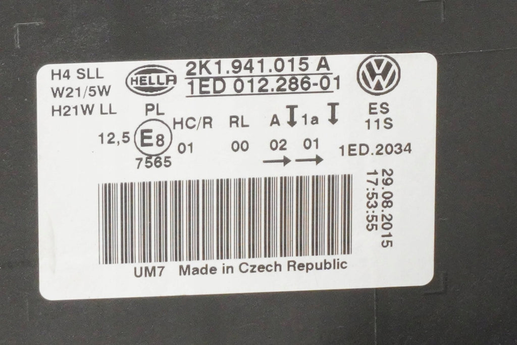 Frontscheinwerfer VW Caddy III 2K1941015A Links Scheinwerfer Headlight SCH5877827238rv