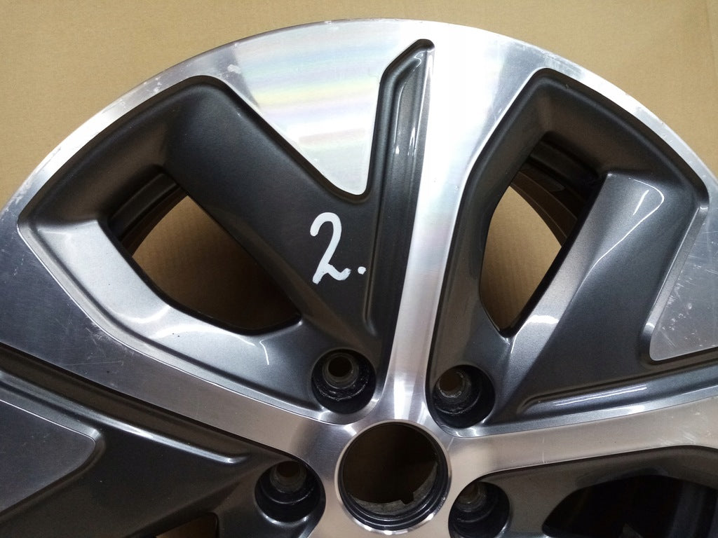 1x Alufelge 17 Zoll 7.0" 5x114.3 50ET 52910-Q4100 Kia Rim Wheel FEL4010786630az