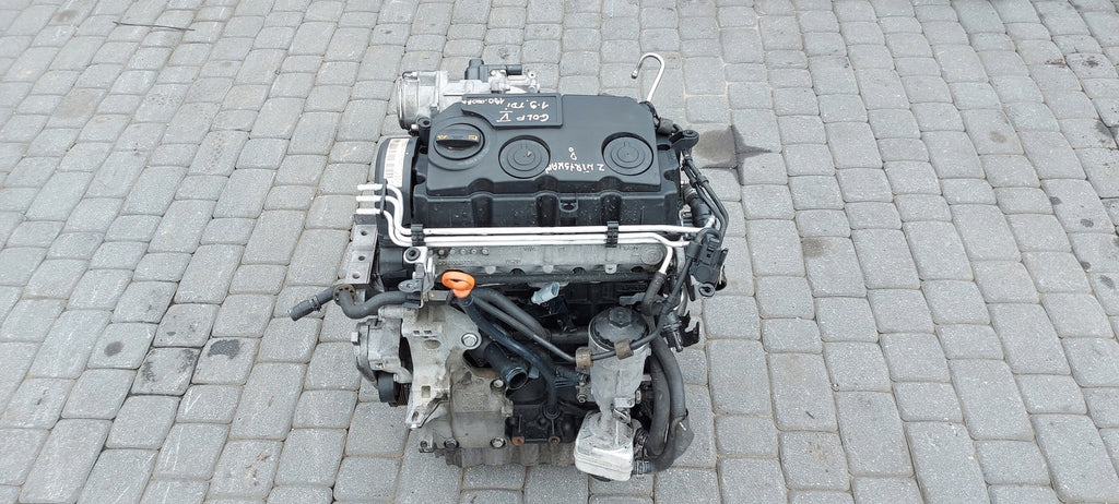 Motor Audi VW BLS 1.9 TDI 105PS 190TKm 2008 Diesel Engine Unkomplett