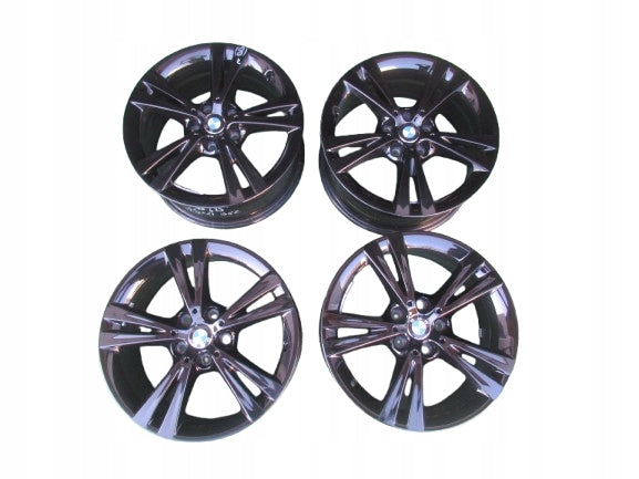 4x Alufelge 17 Zoll 7.5" 5x112 52ET Glanz Schwarz 6866673 BMW X1 F48 Rim Wheel FEL3528319313xx