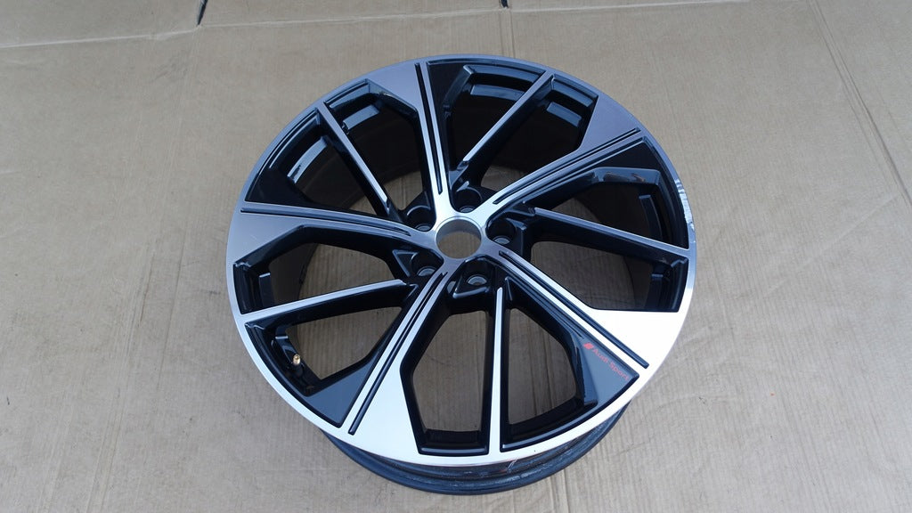 1x Alufelge 21 Zoll 8.5" 5x112 34ET Glanz Schwarz 80A601025 Audi Q5 Rim Wheel FEL6392448965rs