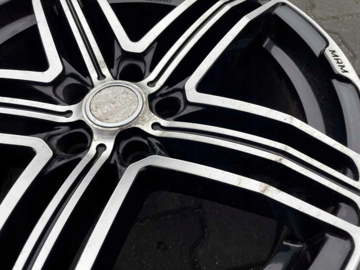1x Alufelge 18 Zoll 8.0" 5x112 30ET Glanz Schwarz Rim Wheel FEL6806101959xe