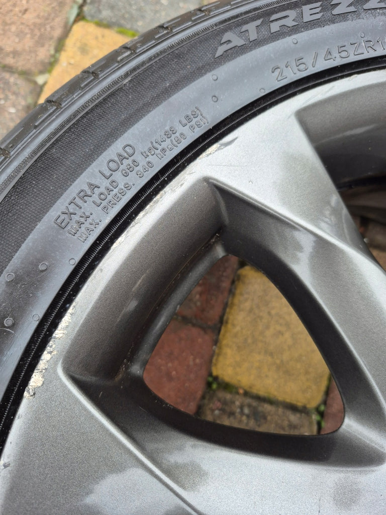 1x Alufelge 18 Zoll 7.0" 5x114.3 50ET Graphit 9965227080 Mazda Iii Rim Wheel FEL1431232314os