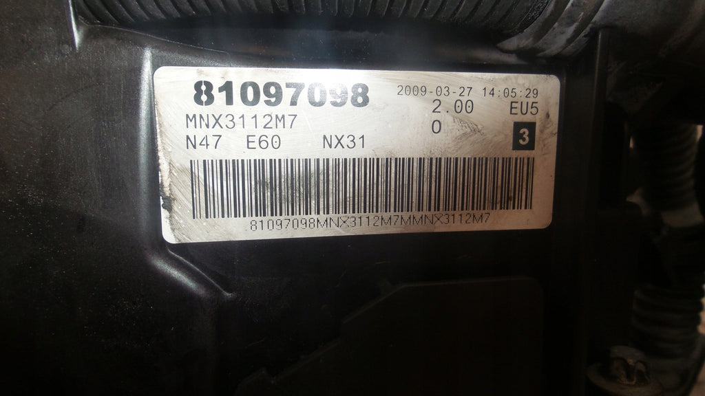 Motor BMW N47D20C 2.0 177PS 2009 Diesel Engine Komplett