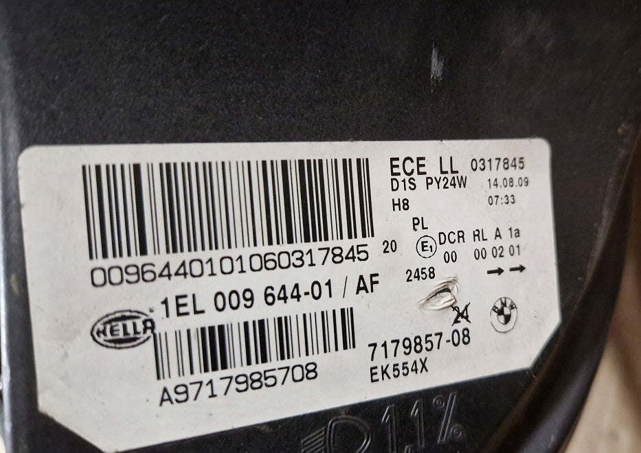 Frontscheinwerfer BMW X6 E71 1EL009644-01 7179857-08 Links Headlight SCH6063542868qu