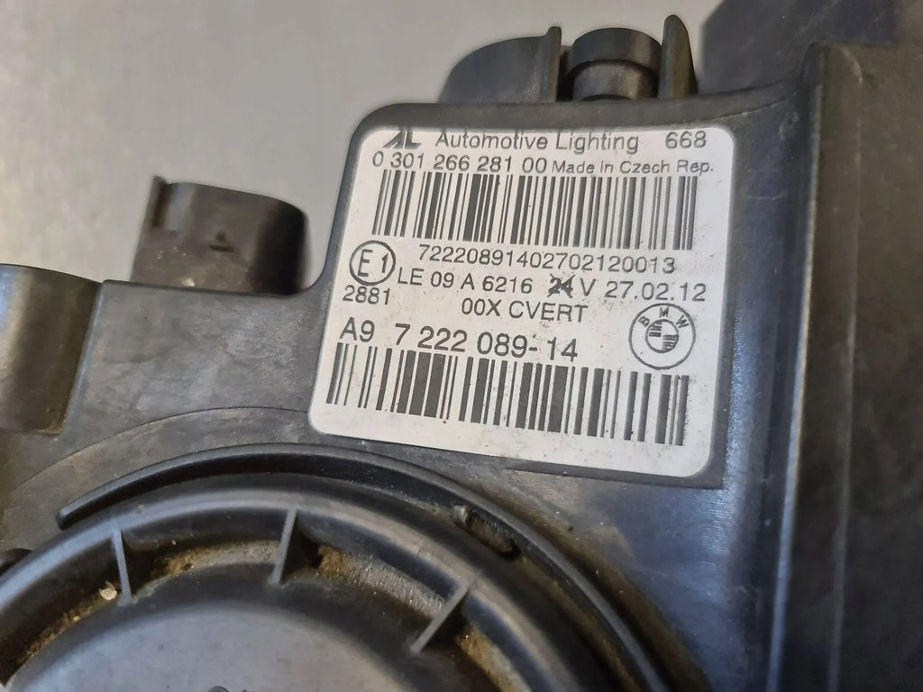 Frontscheinwerfer BMW F06 F12 F13 7222089 Links Scheinwerfer Headlight SCH8140234560zf