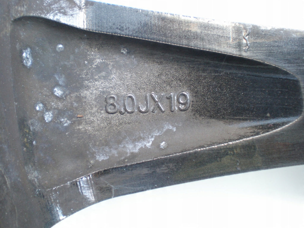 1x Alufelge 19 Zoll 8.0" 5x114.3 34ET Glanz Silber 529102M300 Genesis Rim Wheel