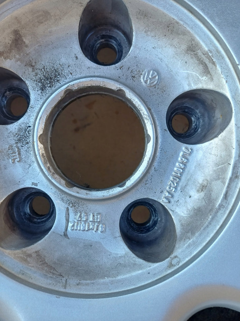 1x Alufelge 18 Zoll 8.0" 5x130 57ET Glanz Silber 7L6601025AA VW Touareg FEL4032558039qp