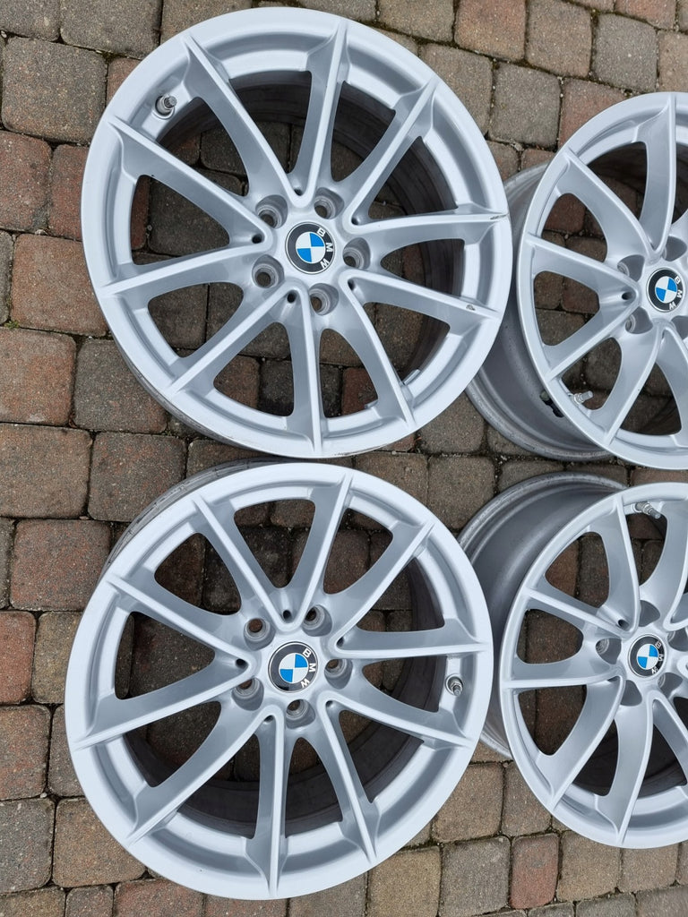 4x Alufelge 17 Zoll 7.5" 5x112 27ET Glanz Silber 6868217 BMW X1 F48 Rim Wheel FEL7716323134rg