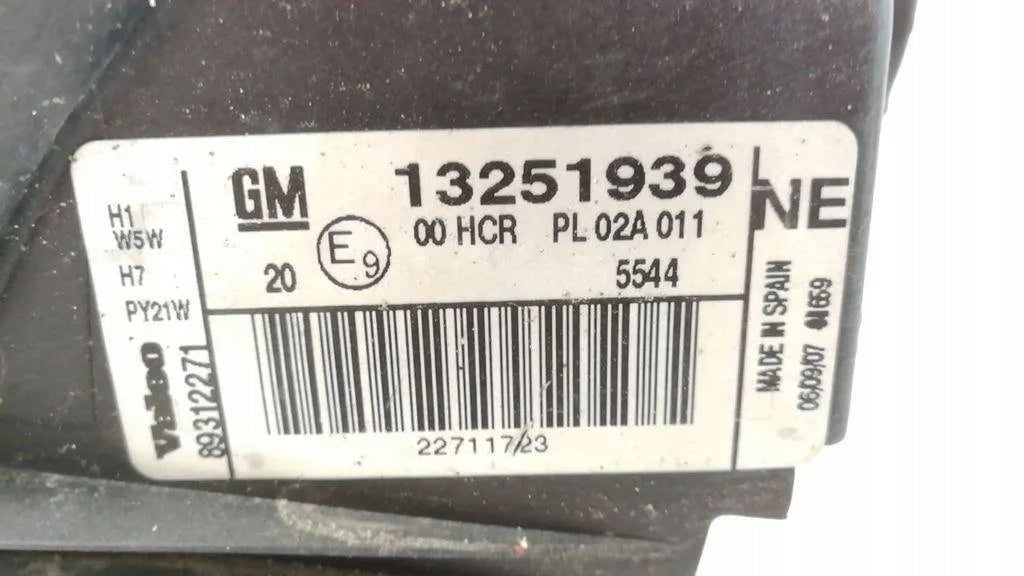 Frontscheinwerfer Opel Vectra C 89312271 13251939 Links Scheinwerfer Headlight SCH7495862130eb