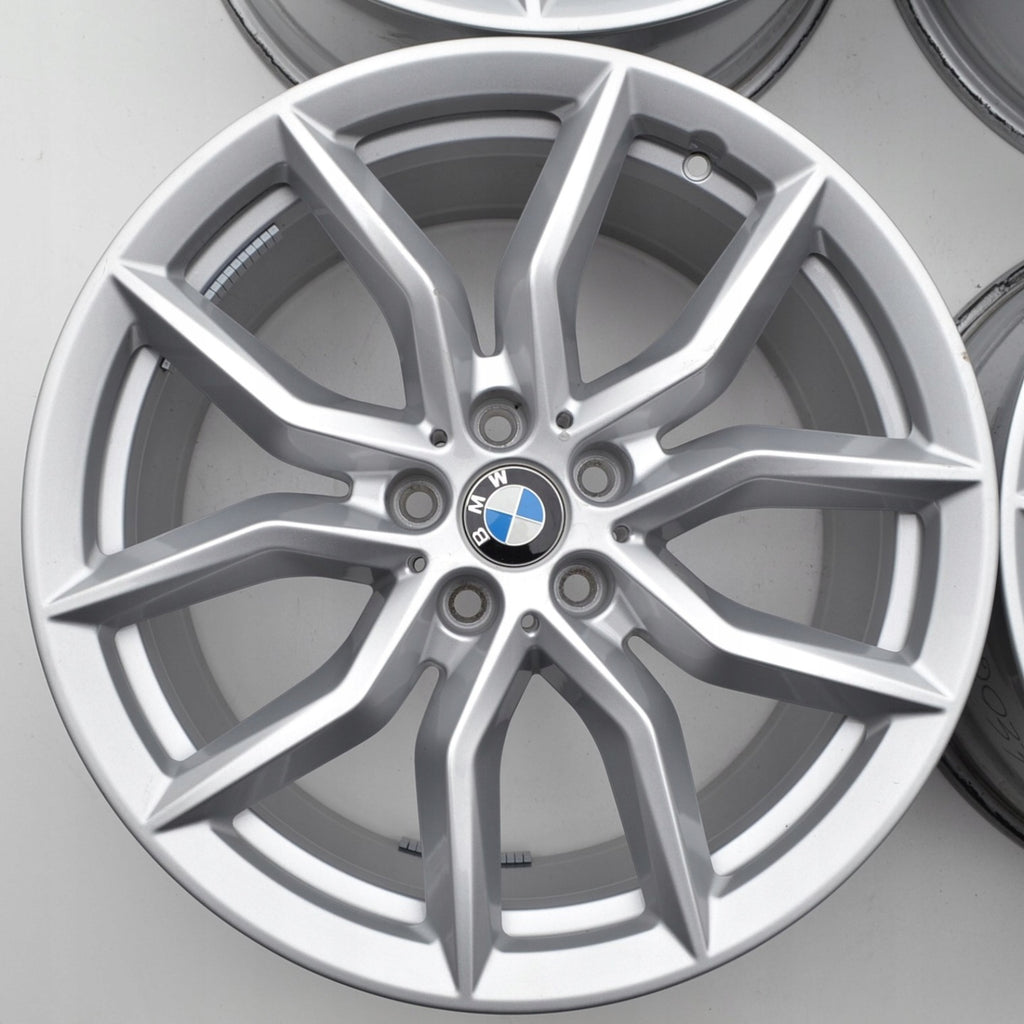4x Alufelge 19 Zoll 9.0" 5x112 38ET Glanz Silber 6880685 BMW X5 G05 G06 FEL2008645860xv