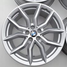 Laden Sie das Bild in den Galerie-Viewer, 4x Alufelge 19 Zoll 9.0" 5x112 38ET Glanz Silber 6880685 BMW X5 G05 G06 FEL2008645860xv