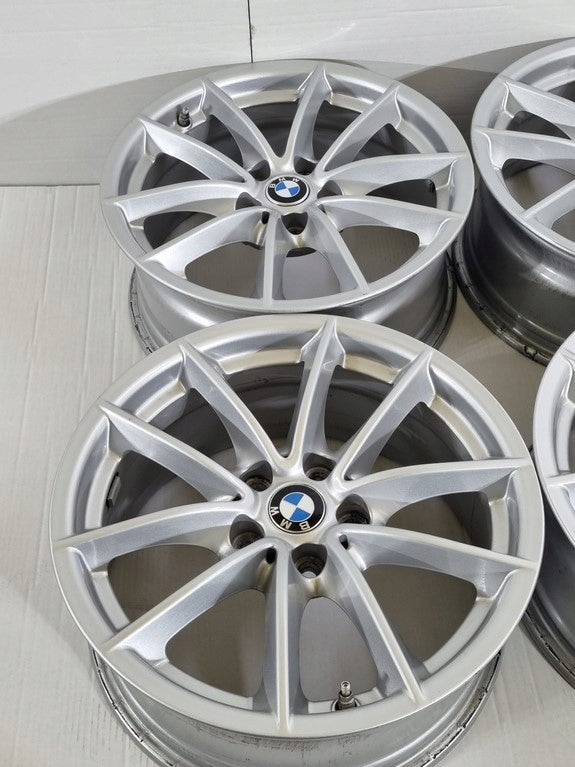 4x Alufelge 17 Zoll 7.5" 5x112 27ET Glanz Silber 6868217 BMW G30 Rim Wheel FEL1981362347er