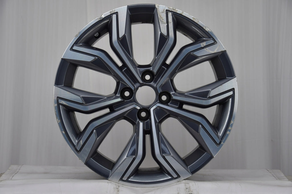 1x Alufelge 17 Zoll 7.0" 4x100 37ET Glanz Graphit 403008911R Mg Rim Wheel FEL1093823396sd