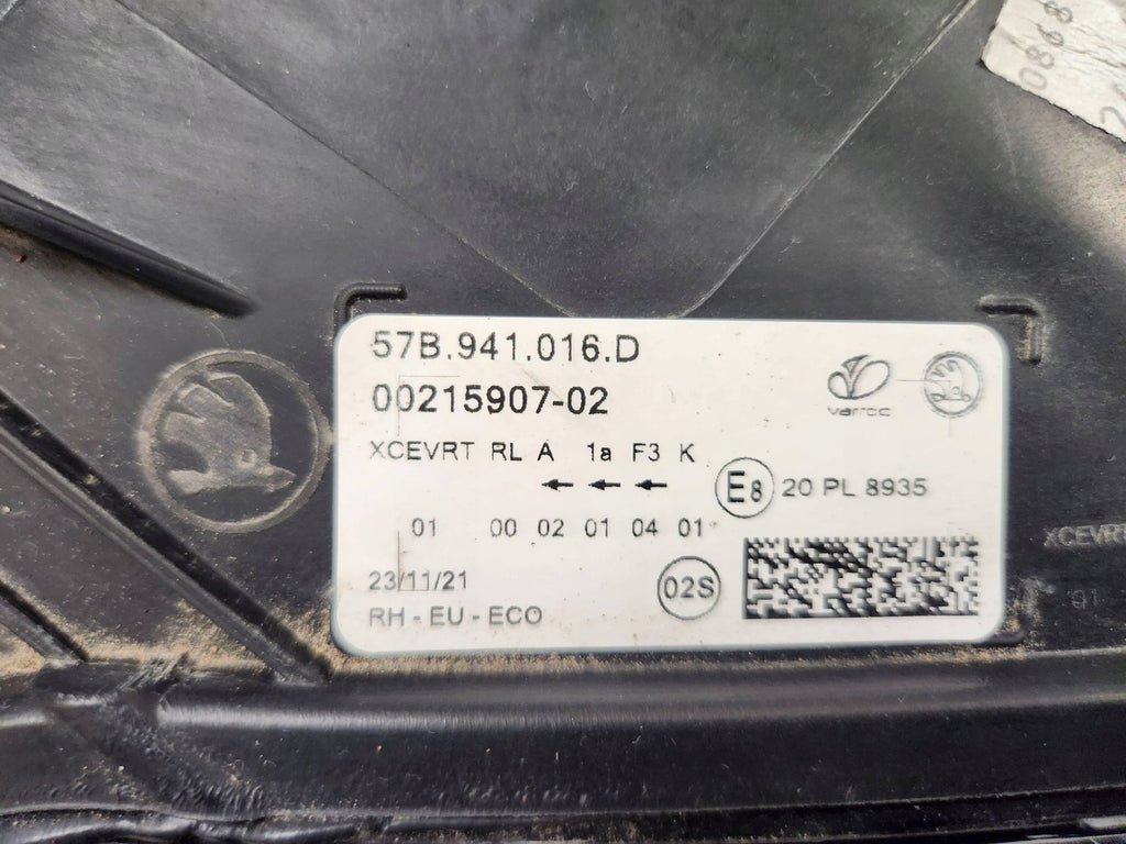 Frontscheinwerfer Skoda Karoq 57B941016D LED Rechts Scheinwerfer Headlight SCH8004297357ec