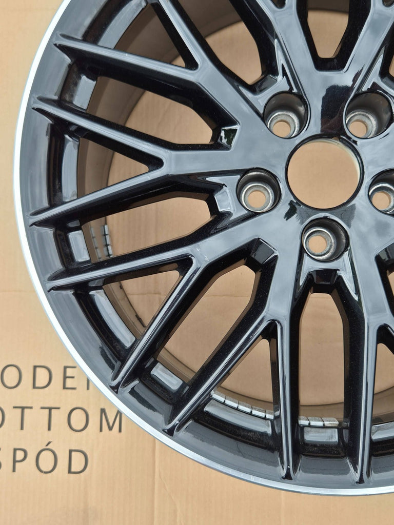 1x Alufelge 18 Zoll 8.0" 5x112 40ET Glanz Schwarz 8W0601025DD Audi A4 Rim Wheel FEL8616473342ks