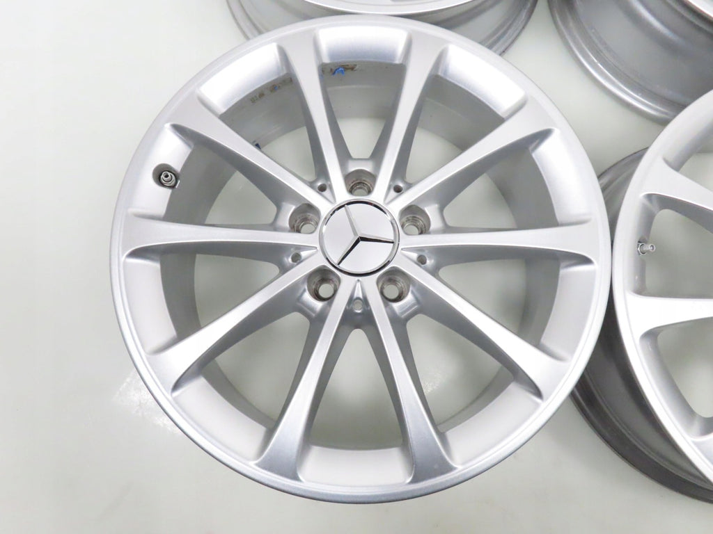 4x Alufelge 17 Zoll 6.5" 5x112 44ET Glanz Silber A1774010300 Mercedes-Benz W177 FEL1123880990vx