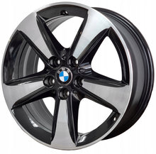 Load image into Gallery viewer, 1x Alufelge 17 Zoll 7.5" 5x120 54ET Schwarz 6855087 BMW 2 Active Tourer F45 F46 FEL4045222742rs