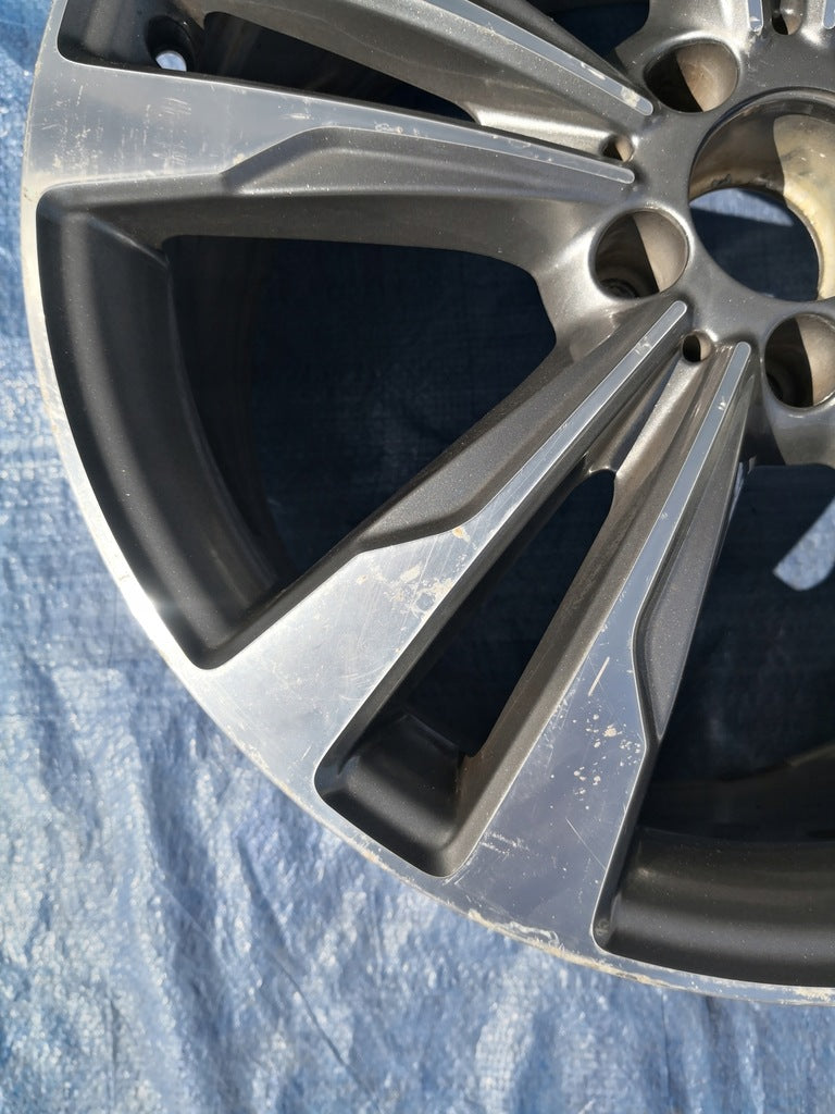 1x Alufelge 19 Zoll 9.5" 5x112 48ET Glanz Grau A2184012602 Mercedes-Benz Cls FEL7154831704aw