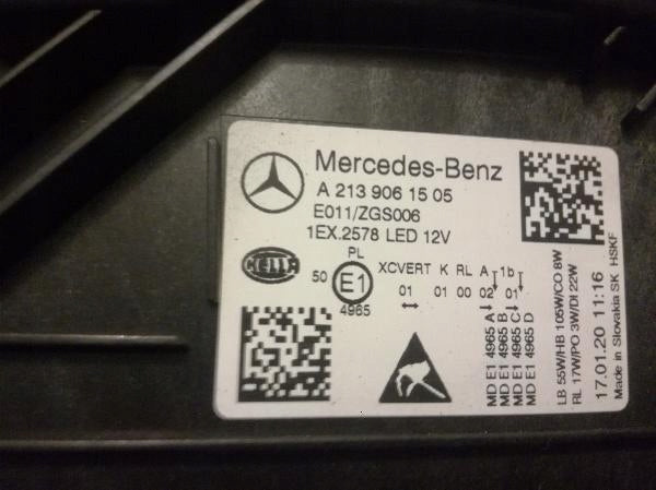 Frontscheinwerfer Mercedes-Benz W213 A2139061505 LED Links Headlight SCH5418522905yi