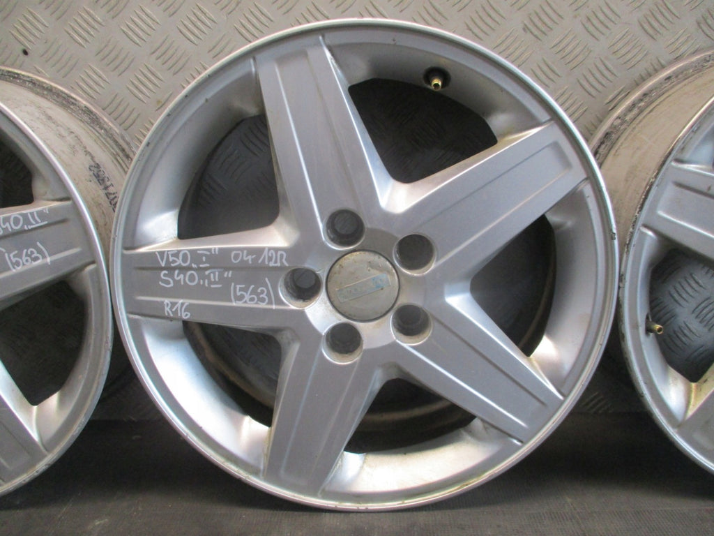 4x Alufelge 16 Zoll 6.5" 5x108 30671413 Volvo S40 V50 Rim Wheel FEL1177587417kx