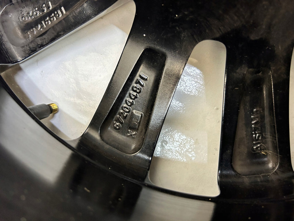 1x Alufelge 16 Zoll 6.5" 4x108 20ET Glanz Silber 672044871 Opel Crossland