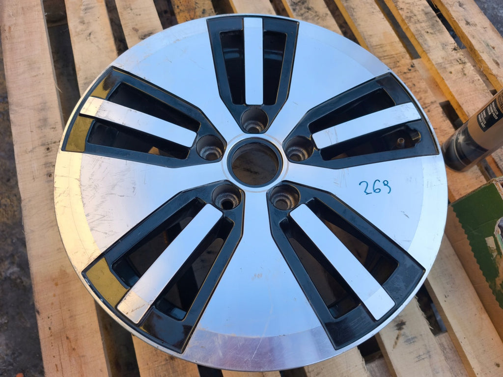 1x Alufelge 16 Zoll 6.5" 5x112 46ET 5GE601025 VW Caddy V Golf I Rim Wheel FEL4887675603hi
