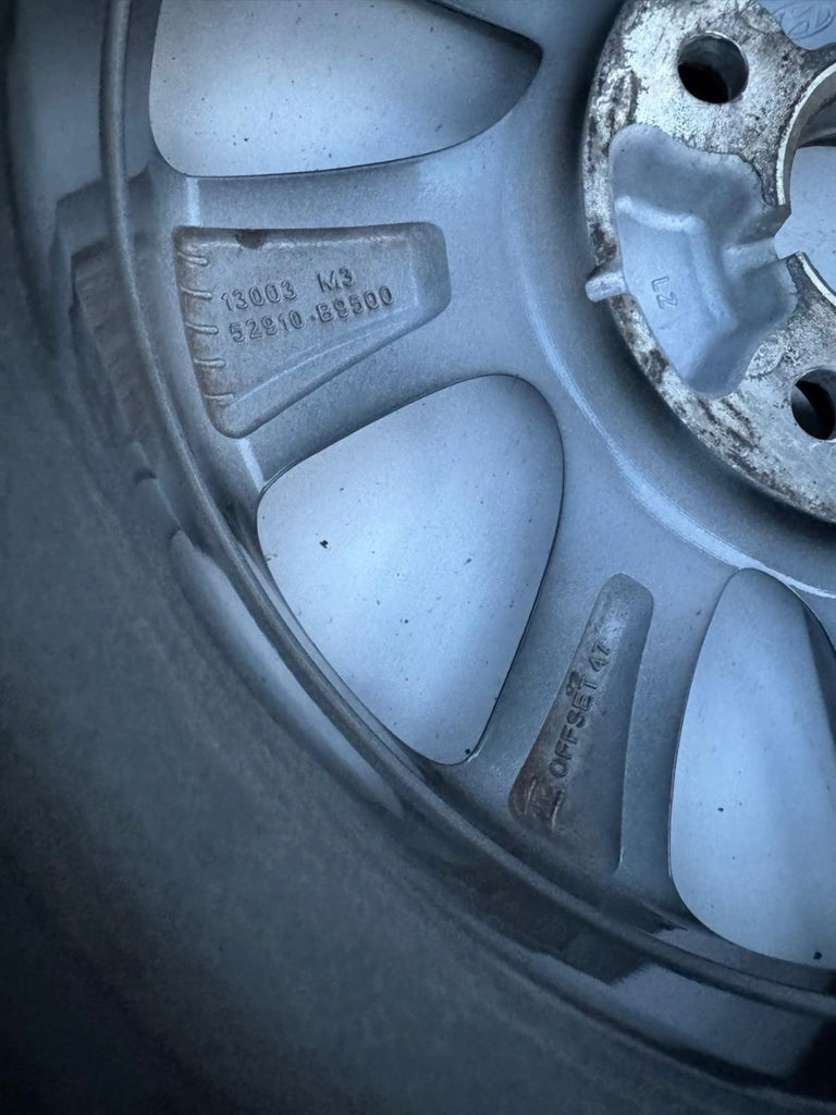 1x Alufelge 14 Zoll 5.5" 4x100 47ET 52910-B9300 Hyundai Rim Wheel FEL3076737653ss