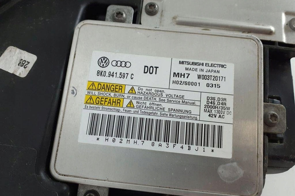 Frontscheinwerfer Audi A5 8T0941003AN Bi-Xenon Ein Stück (Rechts oder Links)