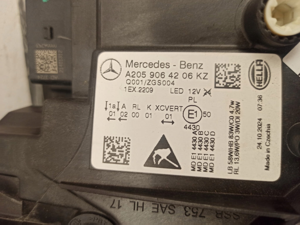 Frontscheinwerfer Mercedes-Benz W205 A2059064206 Full LED Rechts Headlight SCH6603000052oy
