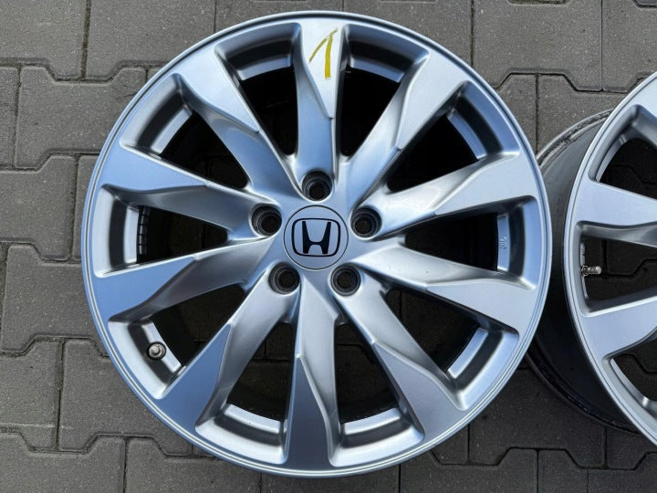 1x Alufelge 18 Zoll 7.0" 5x114.3 50ET Glanz Silber Honda Cr-V Iii Rim Wheel FEL8850095059lj