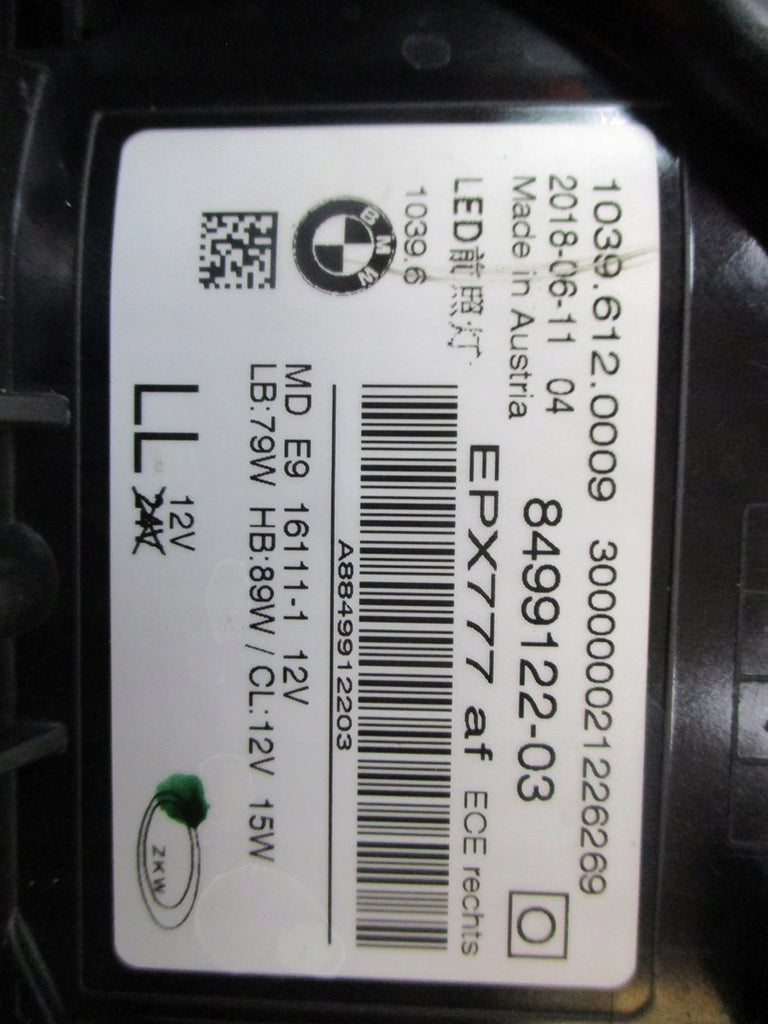 Frontscheinwerfer BMW 5 G31 G30 8499121 8499122 Full LED Rechts oder Links SCH8203687219eu