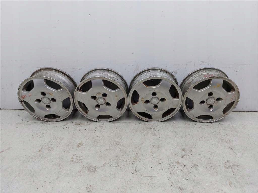 4x Alufelge 15 Zoll 5.5" 4x114.3 Matt Grau Honda Accord I Rim Wheel FEL8031299023ii