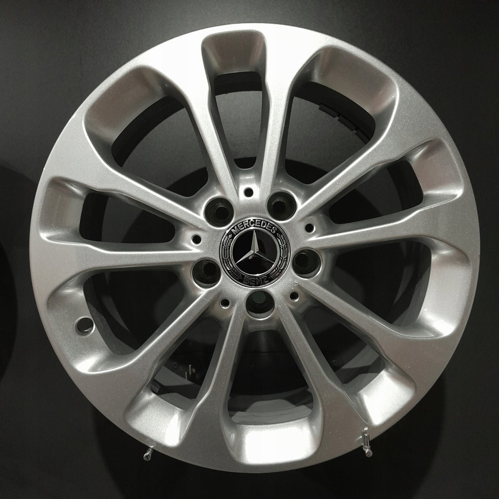 4x Alufelge 17 Zoll 6.5" 5x112 38ET Glanz Silber A1564011700 Mercedes-Benz X156 FEL4541896400fh