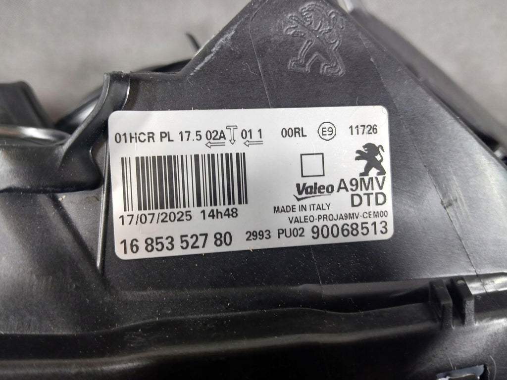 Frontscheinwerfer Peugeot 208 90068513 Rechts Scheinwerfer Headlight SCH8492169801qa