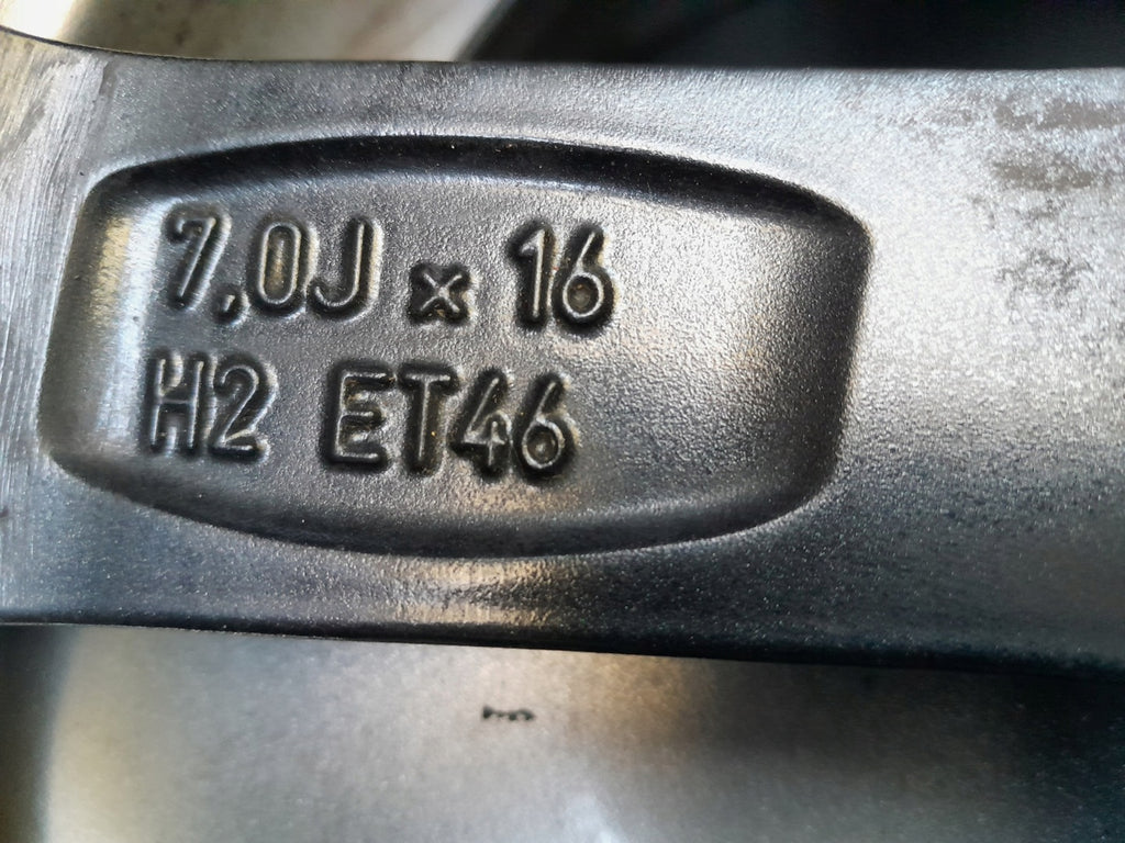 1x Alufelge 16 Zoll 7.0" 5x100 46ET Glanz Graphit 5JA601025AE Skoda Fabia I FEL3052866239pv