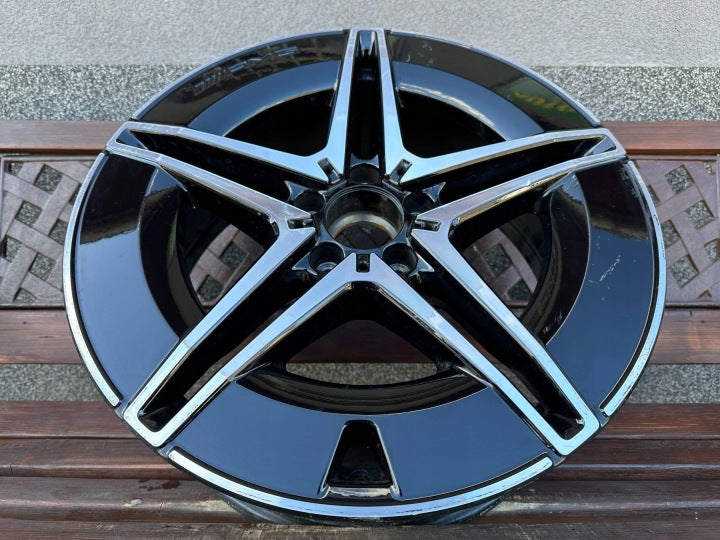 1x Alufelge 19 Zoll 8.0" 5x112 34ET Glanz Schwarz A2934011600 Mercedes-Benz Eqc FEL9906870215ih