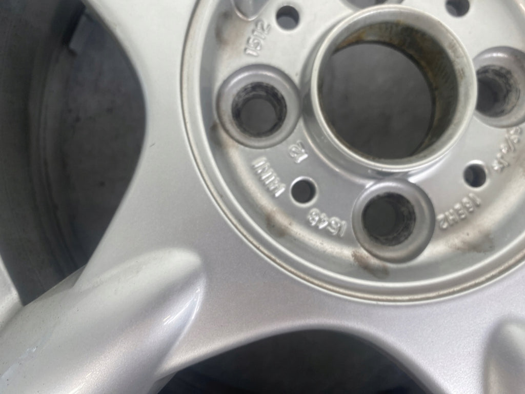 1x Alufelge 16 Zoll 6.5" 4x100 48ET Glanz Silber Mini R50 Rim Wheel FEL2300938827cu