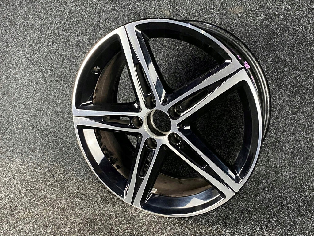 1x Alufelge 18 Zoll 7.5" 5x112 49ET Glanz Schwarz A1774010500 Mercedes-Benz W177 FEL6483986696pn